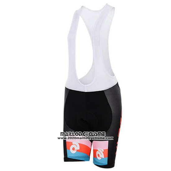 Maillot Ciclismo Femme To The Fore Noir et Blanc Manches Courtes et Cuissard